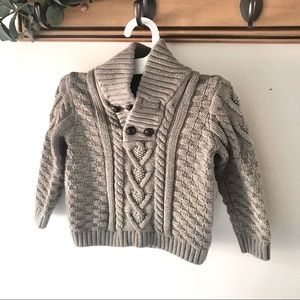 Bowen & Wright Thick Cable Knit Pullover Sweater